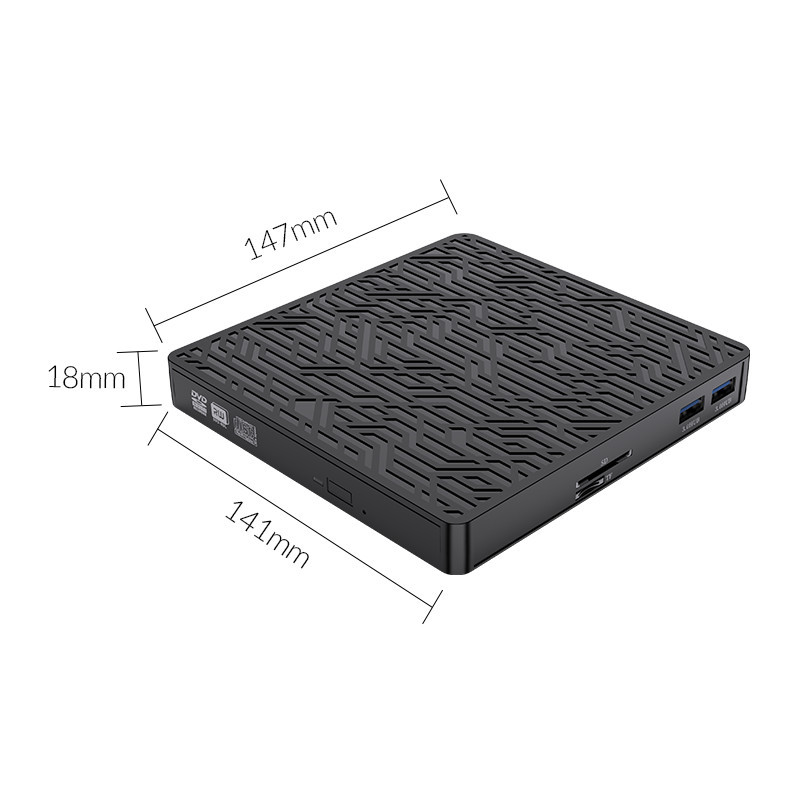 100GB Blu-ray Portable BD CD Player CD-ROM Player CD Burner Writer Reader for PC Laptop Windows blu ray Player 4K