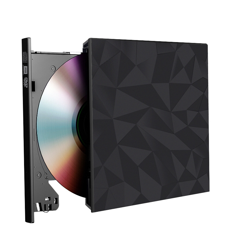 USB 3.0 &Type C DVD Drive, CD Burner Driver Drive-free High-speed Read-write Recorder, External DVD-RW Player Writer Reader