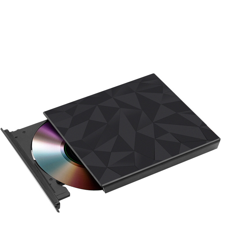 USB 3.0 &Type C DVD Drive, CD Burner Driver Drive-free High-speed Read-write Recorder, External DVD-RW Player Writer Reader