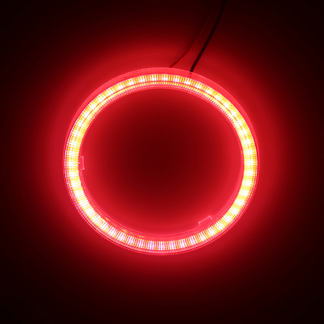 2PCS COB LED Headlight 60mm Angel Eyes Bulb Halo Ring Lamp Car Daytime Running Light DRL Fog Light DC 12V Styling Decorative Lights