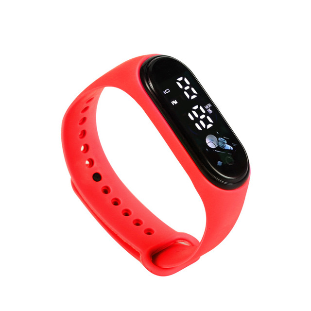 Cartoon Styles Children Watches Birthday Gift for Boy Girl Waterproof Smart Touch LED Digital Kids Watch Sport Bracelet
