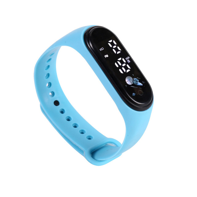 Cartoon Styles Children Watches Birthday Gift for Boy Girl Waterproof Smart Touch LED Digital Kids Watch Sport Bracelet