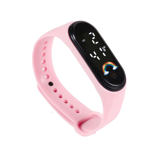 Cartoon Styles Children Watches Birthday Gift for Boy Girl Waterproof Smart Touch LED Digital Kids Watch Sport Bracelet