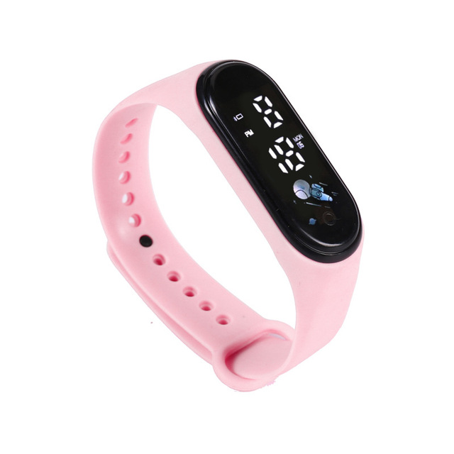 Cartoon Styles Children Watches Birthday Gift for Boy Girl Waterproof Smart Touch LED Digital Kids Watch Sport Bracelet