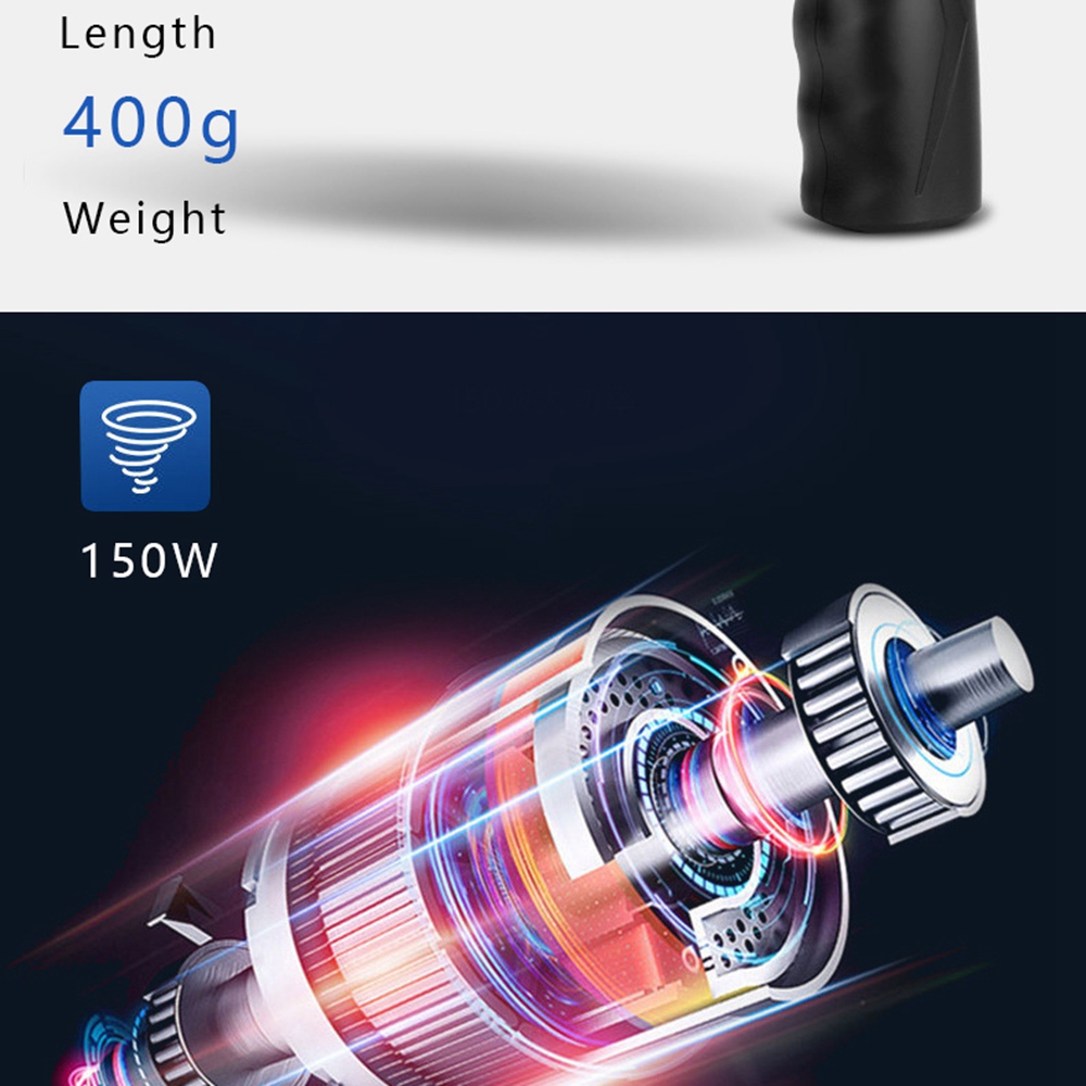 16000Pa 150W Wireless Car Vacuum Cleaner Blowable Cordless 2 In 1 Handheld Auto Vacuums Home & Car Dual Use Mini Vacuum Cleaners
