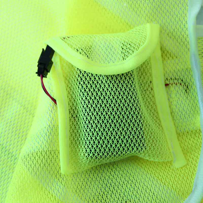 High Visibility Reflective Safety Vest Construction Work Vest Traffic Police Miners Workwear With LED Led strips