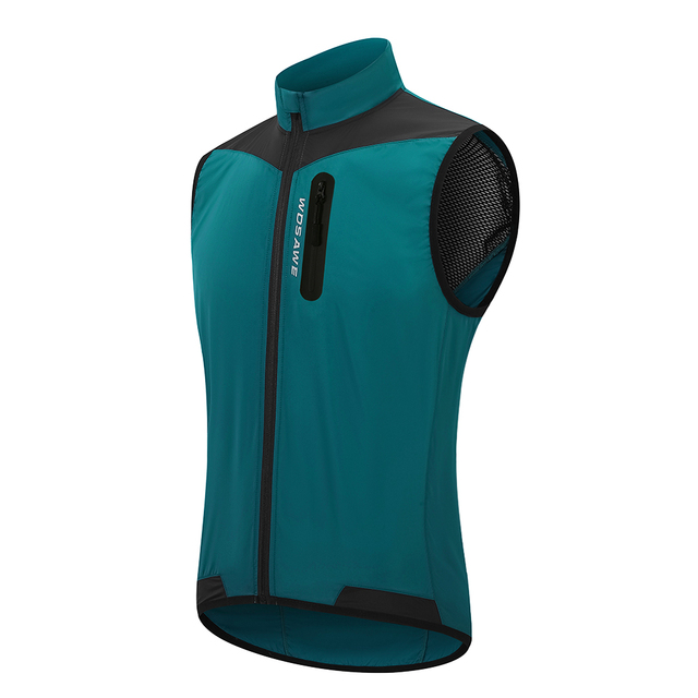 Windproof Cycling Vest Breathable Running Vest MTB Road Bike Bicycle Reflective Waistcoat Men Women Sleeveless Jacket