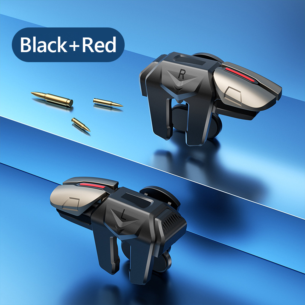 For PUBG Game Controller 6 Fingers Mobile Phone Gamepad Mobile Joystick Trigger Aim Shooting L1 R1 Key Button For IPhone Android