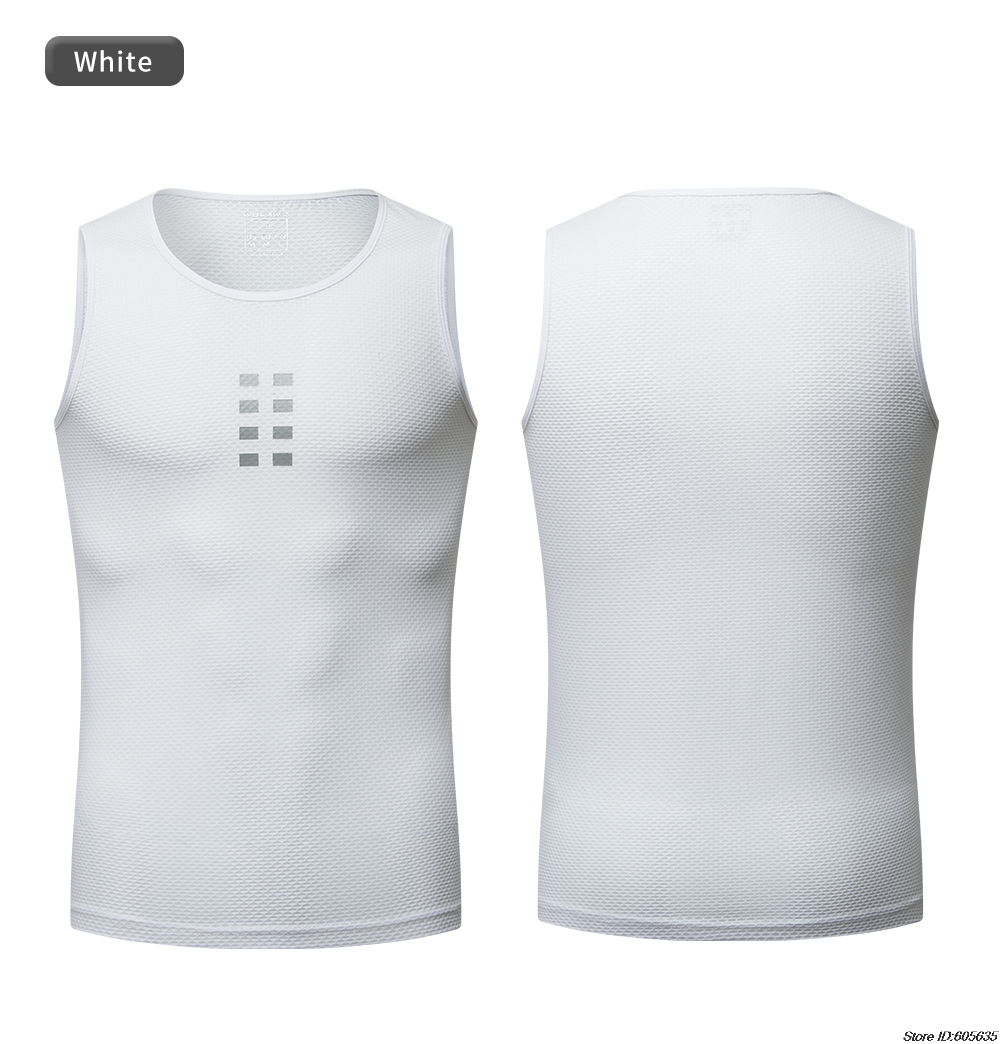 Men Cycling Base Layer Summer Jersey Cycling Vest Reflective MTB Road Bike Bicycle Vest Mesh Underwear Cycling Clothing
