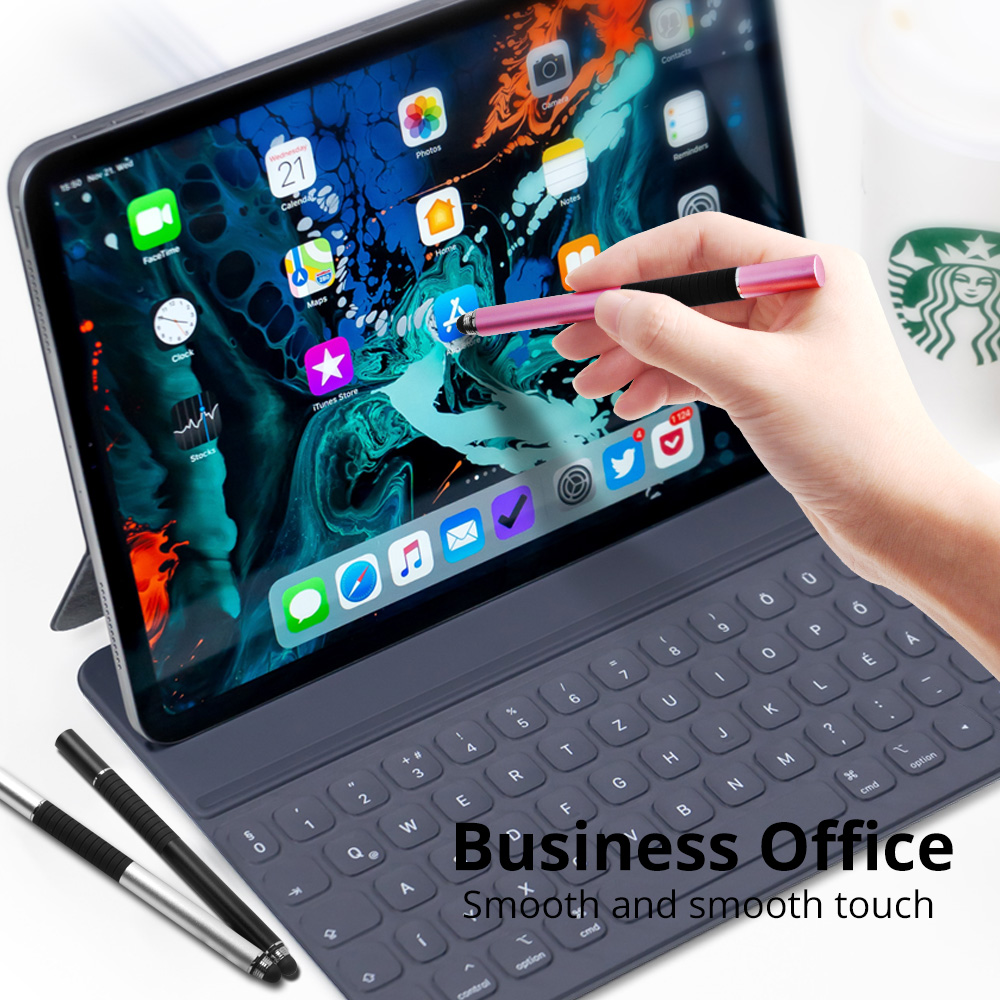 Stylus Pen 2 in1 For Ipad Tablet Pens Drawing Pencil Capacitive Screen Touch Pen Stilus Smart Pen For Mobile Phone PC