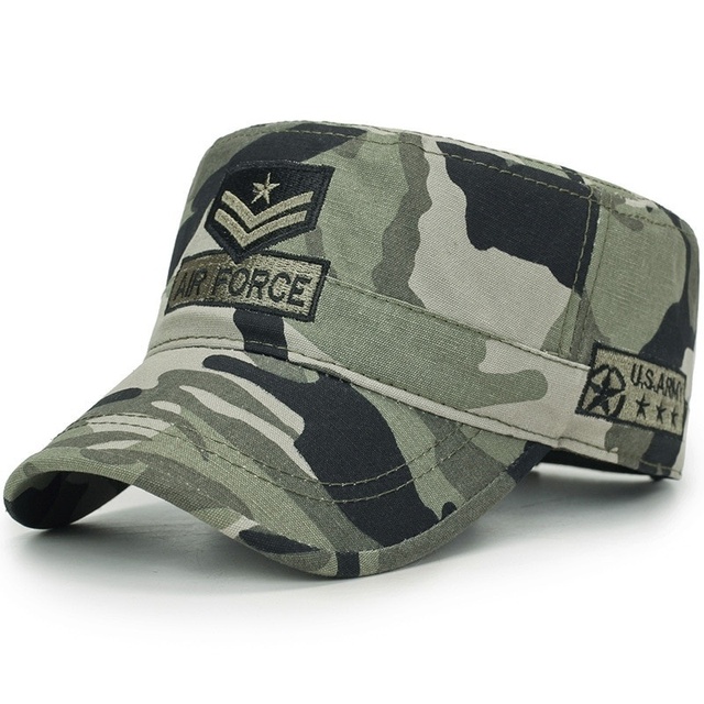 new AIR FORCE embroidery baseball cap fashion outdoor jungle camouflage tactical hats flat top baseball cap men casual hat