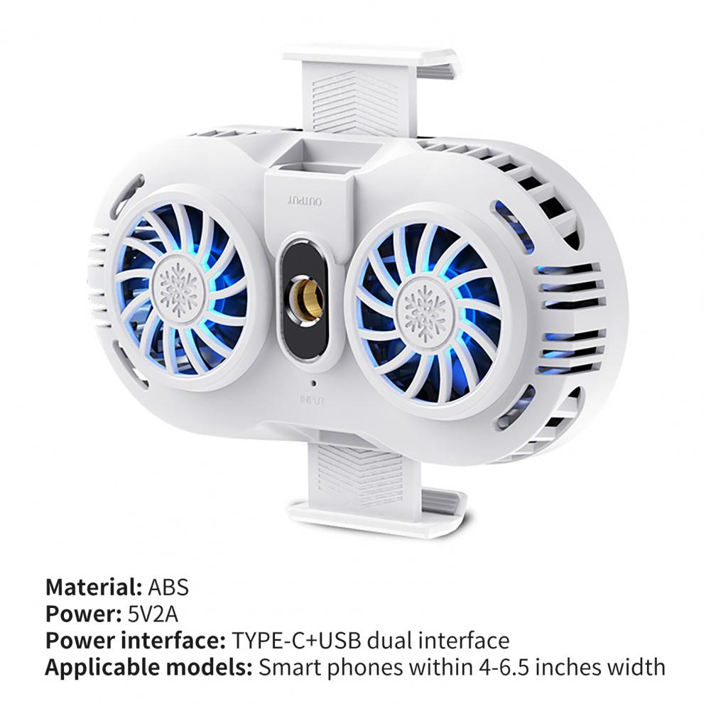 Convenient Portable Universal Semiconductor Strong Wind Game Radiator for Home Phone Heat Sink Phone Heat Sink