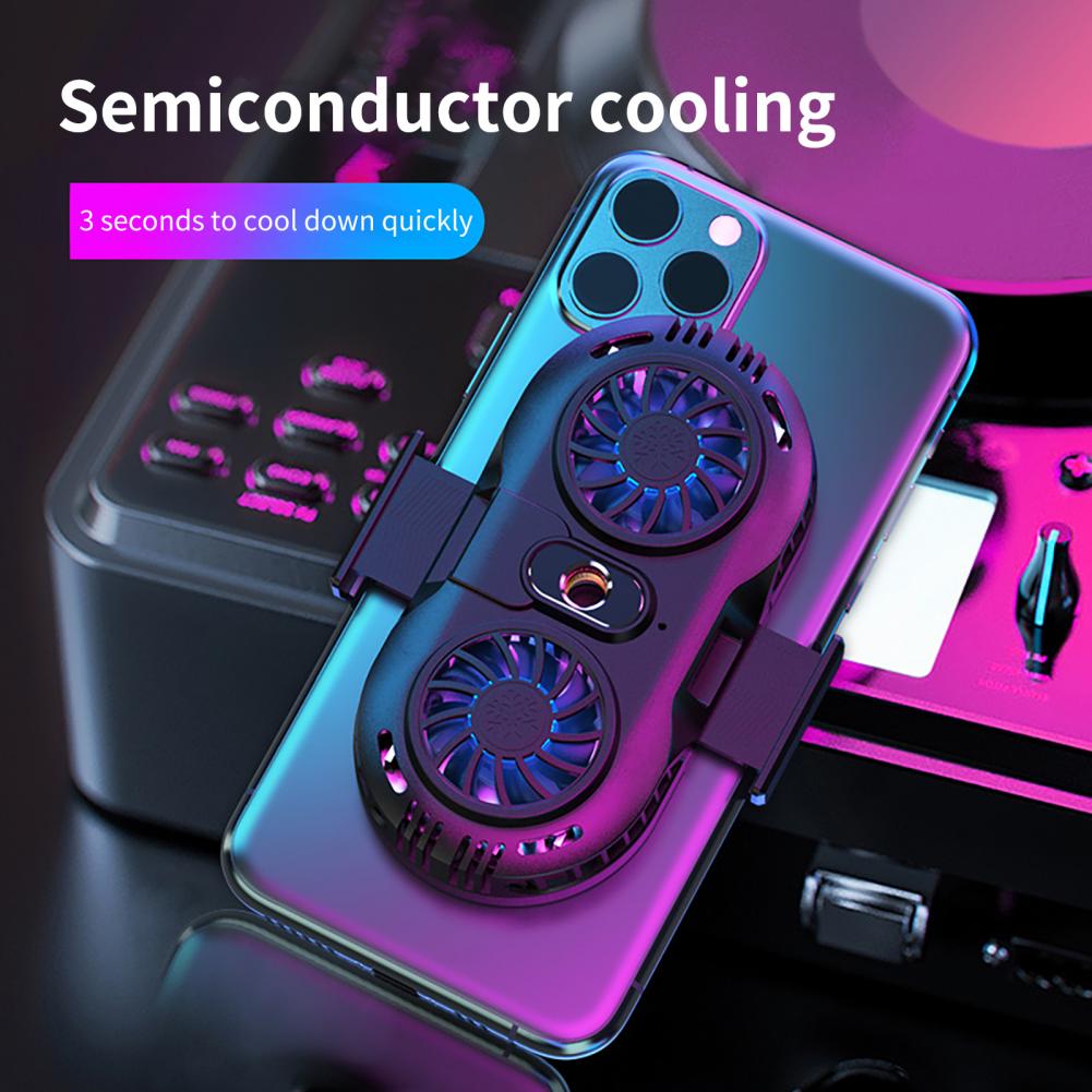 Convenient Portable Universal Semiconductor Strong Wind Game Radiator for Home Phone Heat Sink Phone Heat Sink