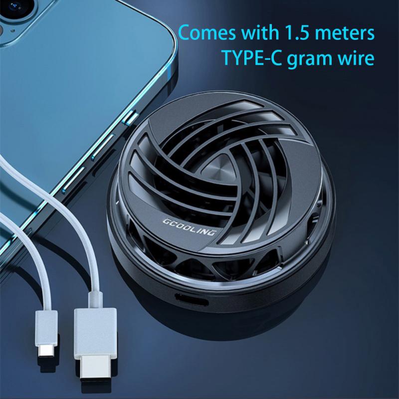 Phone Magnetic Radiator ABS Game Cooler System Quick Cooling Fan