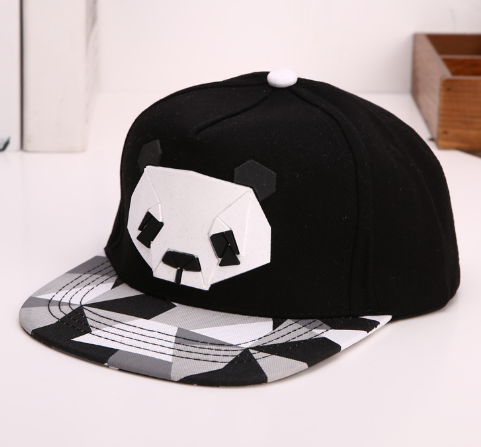 Fashion spring summer lovers baseball cap hip hop Street dance caps male Ms cute panda rubber snapback hats sports leisure hats
