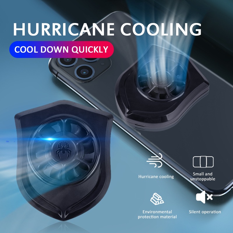 Mobile Phone Radiator Cell Phone Universal Cooling Fan Mute Fan For Mobile Phone Fever Rapid Cooler Phone Radiator