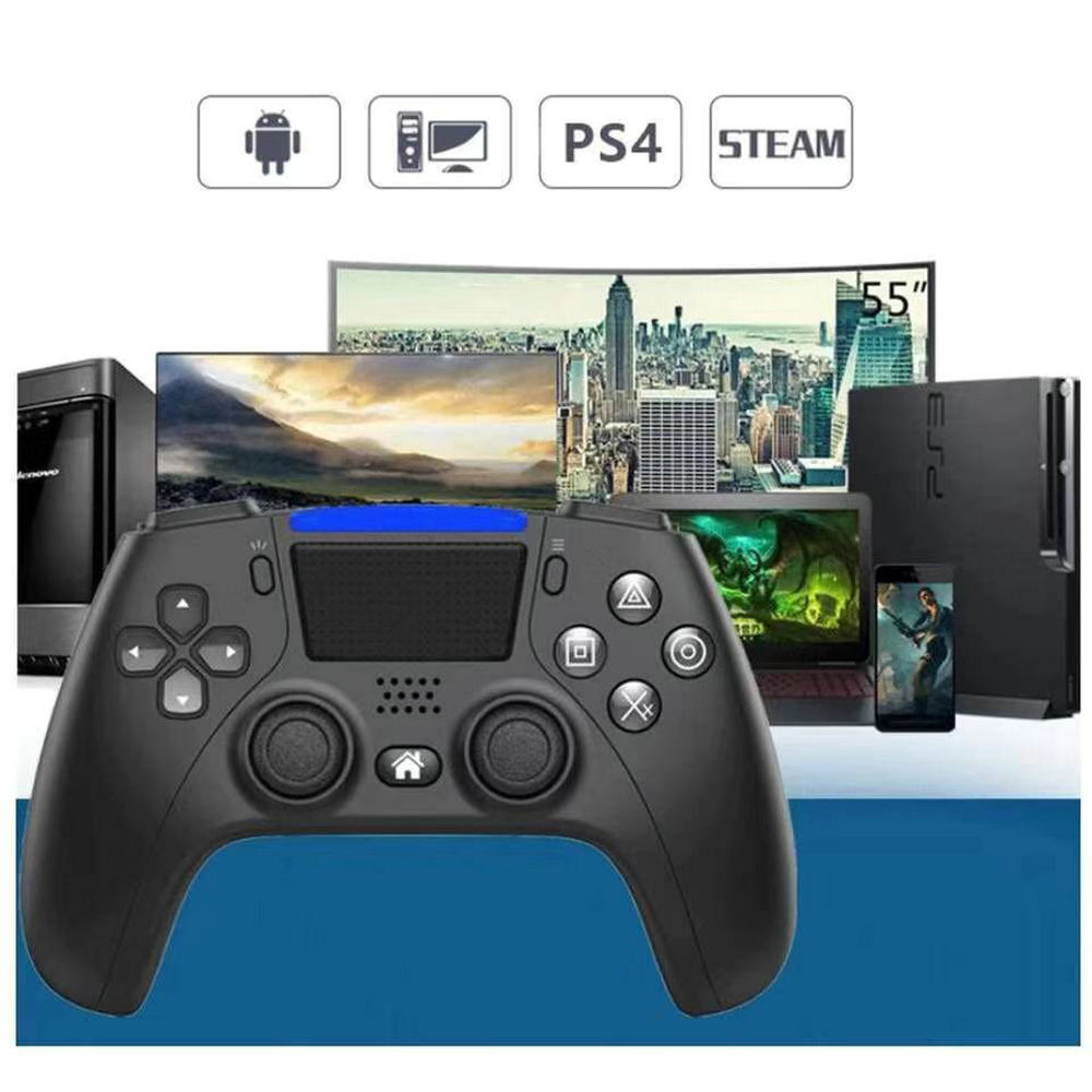 For Playstation 4 Gamepad Wireless Controller 6-axis Double Vibration Bluetooth-Compatible Handle Joysticks for PC/ AndroidPhone