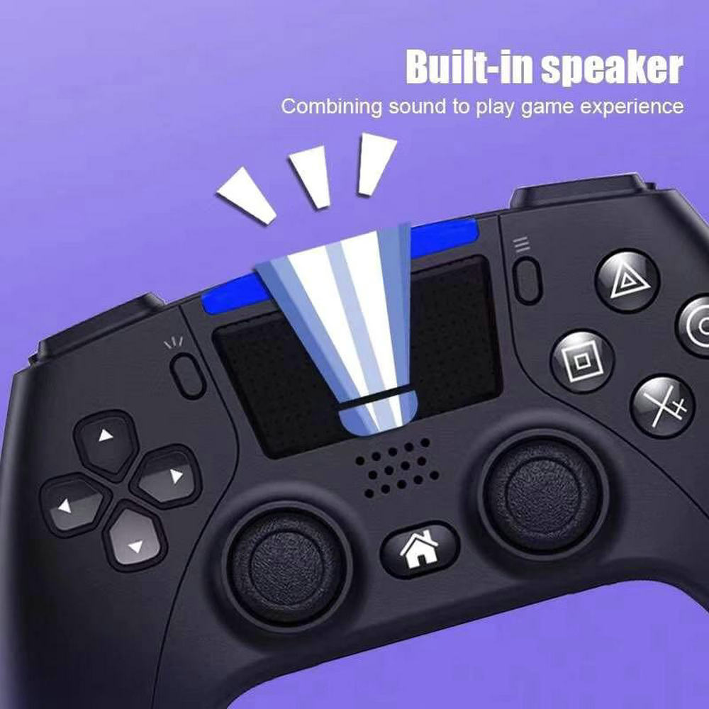For Playstation 4 Gamepad Wireless Controller 6-axis Double Vibration Bluetooth-Compatible Handle Joysticks for PC/ AndroidPhone