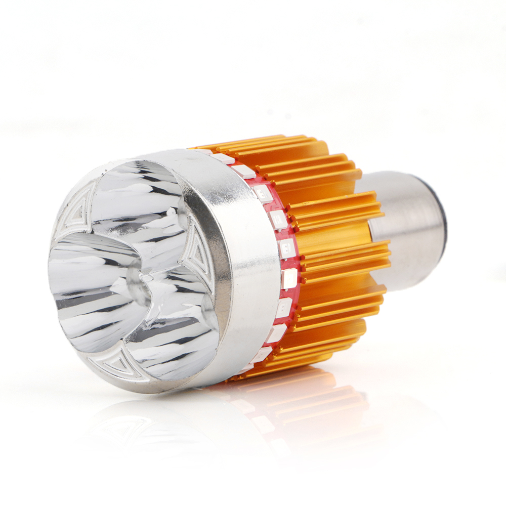 2PCS RGB DC 9-80V Strobe 9W White Hi-Low Beam H4 Angel Eye Fog Lamp 900LM led Bulb Motorcycle Headlights Electric Car