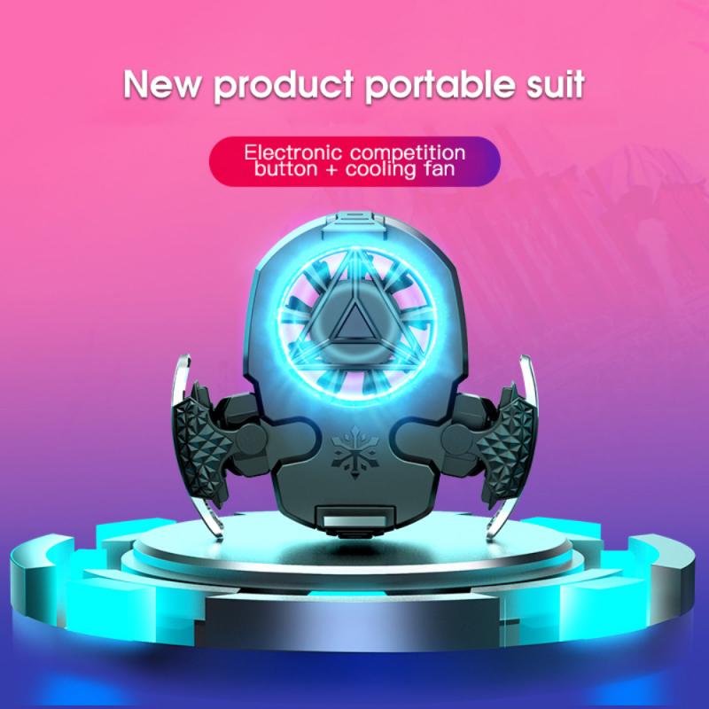 Universal Gaming Phone Mobile Phone Radiator Cooler Adjustable Portable Fan Holder Heat Sink For Smart Phone