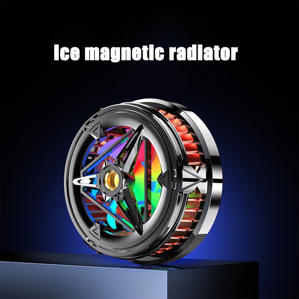 for X18 Mobile Phone Radiator Magnetic Suction Wireless Fast Charging Silent Semiconductor Cooler Cooling Fan