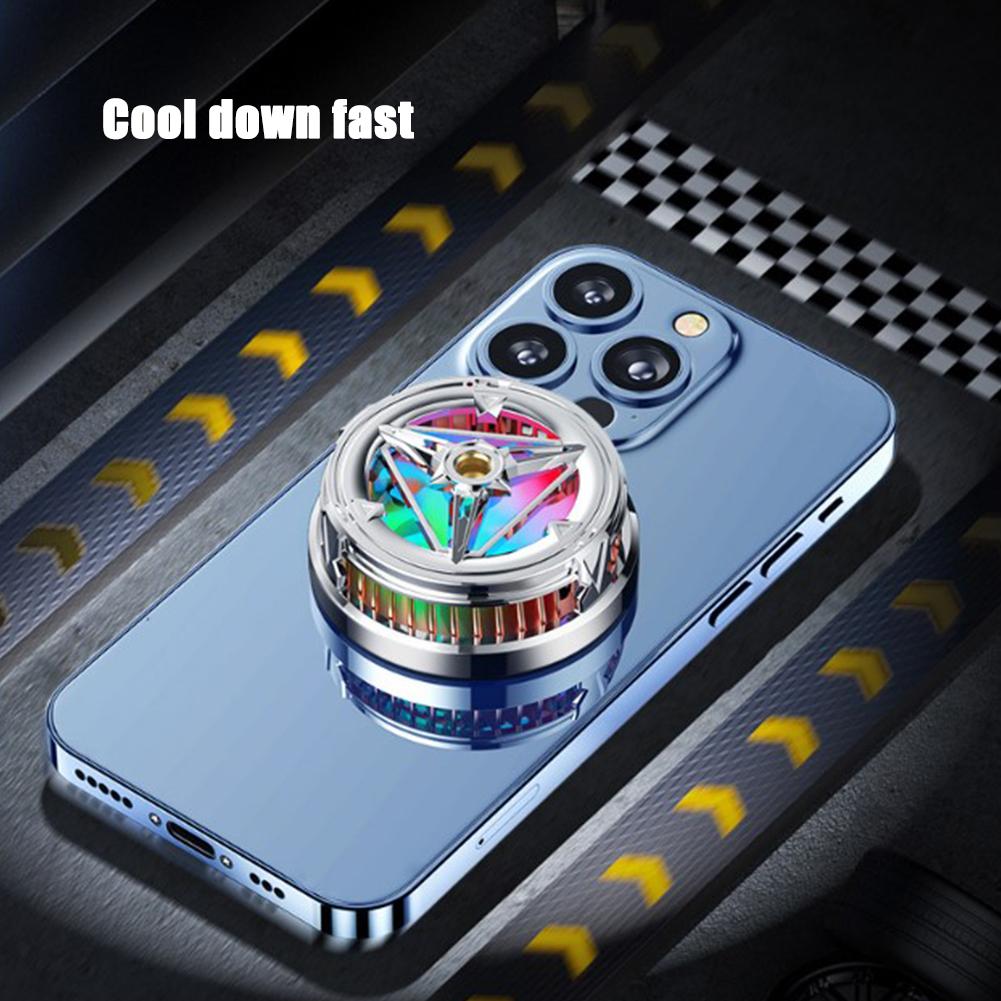 for X18 Mobile Phone Radiator Magnetic Suction Wireless Fast Charging Silent Semiconductor Cooler Cooling Fan