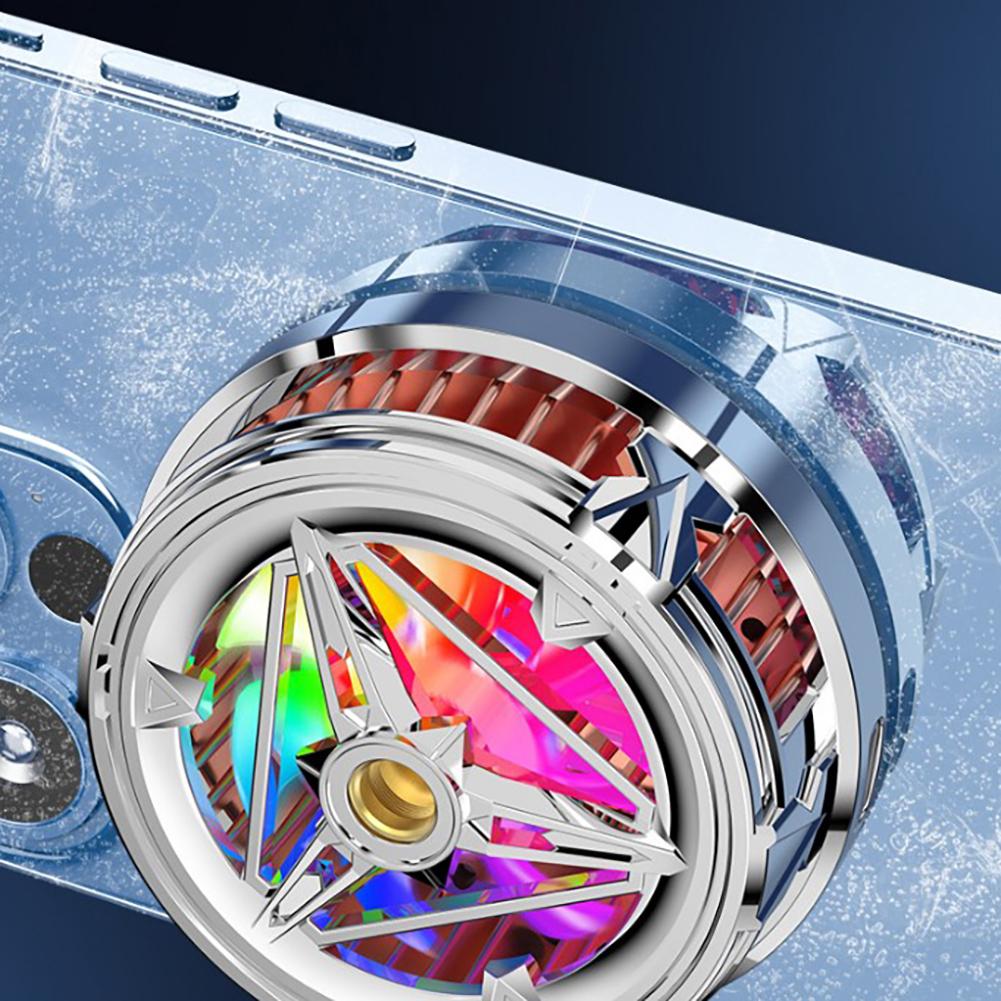 for X18 Mobile Phone Radiator Magnetic Suction Wireless Fast Charging Silent Semiconductor Cooler Cooling Fan