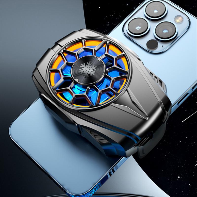 Universal Mobile Phone Radiator USB Game Cooler System Cooling Fan F5 Air-cooled Physical Cooler Mobile Phone Accessories