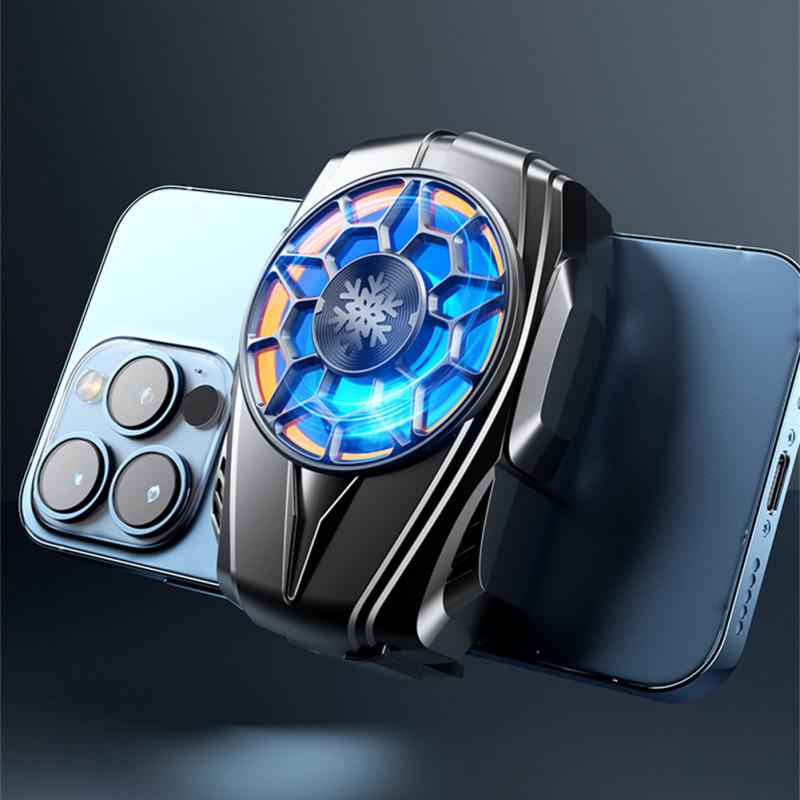 Universal Mobile Phone Radiator USB Game Cooler System Cooling Fan F5 Air-cooled Physical Cooler Mobile Phone Accessories