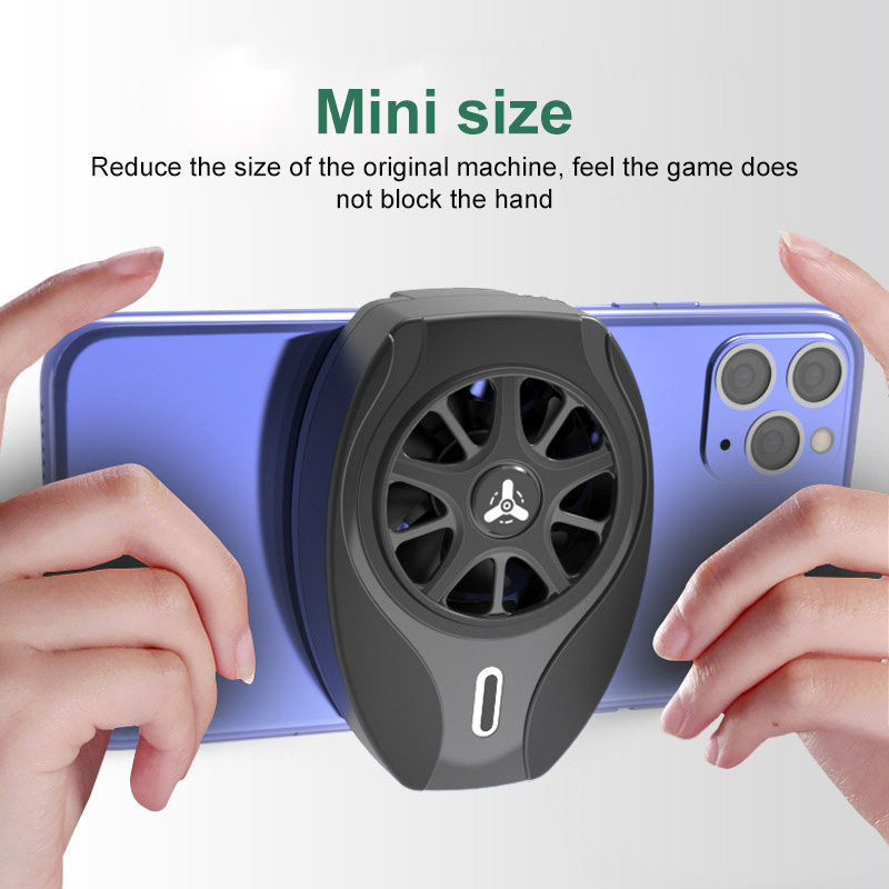 Mobile Phone Radiator With USB Charging Game Fast Silent Cooler Fan Gamepad Holder Stand Radiator For Smart Phone