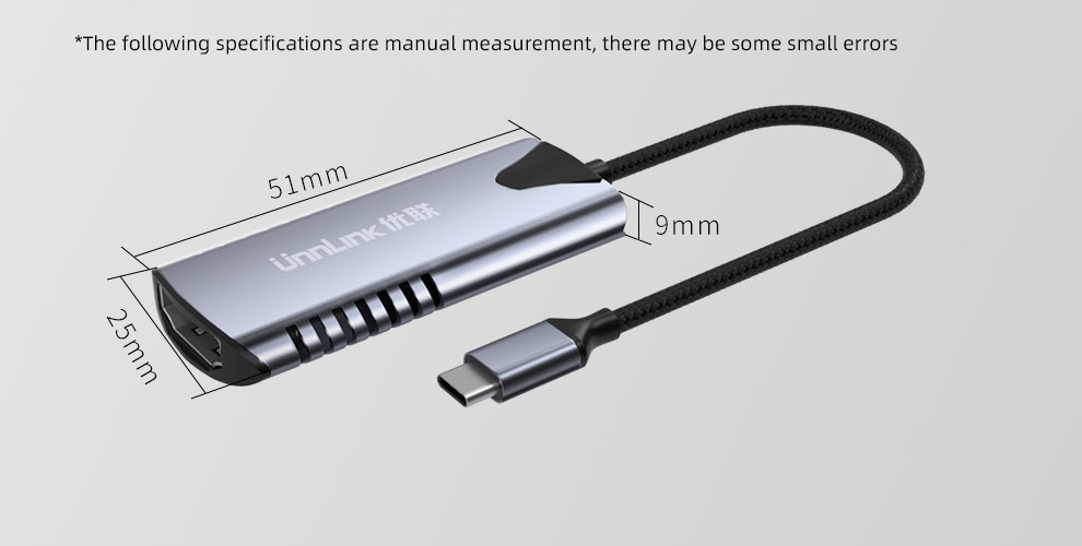 USB C Video Capture Card HDMI to USB C 1080P HD Game Record for MacBook Pro PS4 Switch Live Streaming Broadcast Camera