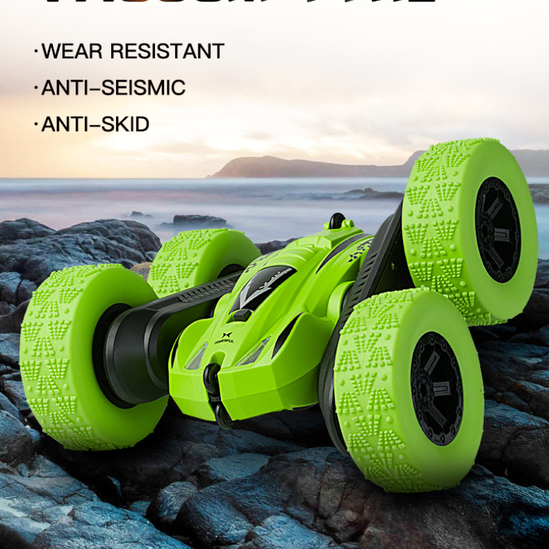 RC Car Radio Remote Control Car  Double Side RC Stunt Cars  Reversal Vehicle Model Toys For Children Boy
