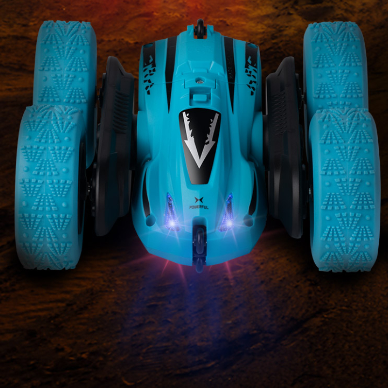 RC Car Radio Remote Control Car  Double Side RC Stunt Cars  Reversal Vehicle Model Toys For Children Boy