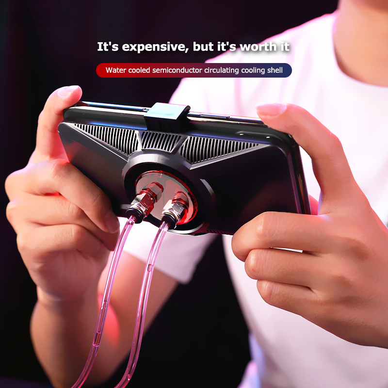Universal Refrigeration + Water-cooled Semiconductor Mobile Phone Radiator Gaming Phone Cooler Phone Holder Heat Sink