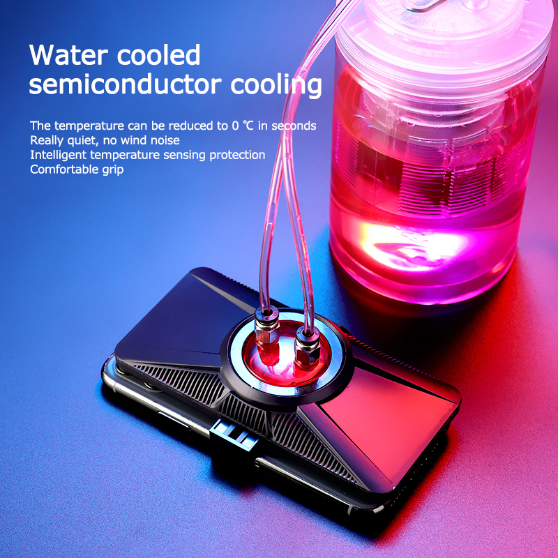 Universal Refrigeration + Water-cooled Semiconductor Mobile Phone Radiator Gaming Phone Cooler Phone Holder Heat Sink