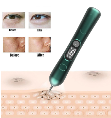 Electric Laser Plasma Pen Mole Tattoo Freckle Wart Tag Removal Pen Dark Spot Remover For Face LCD Skin Care Tools Beauty Machine