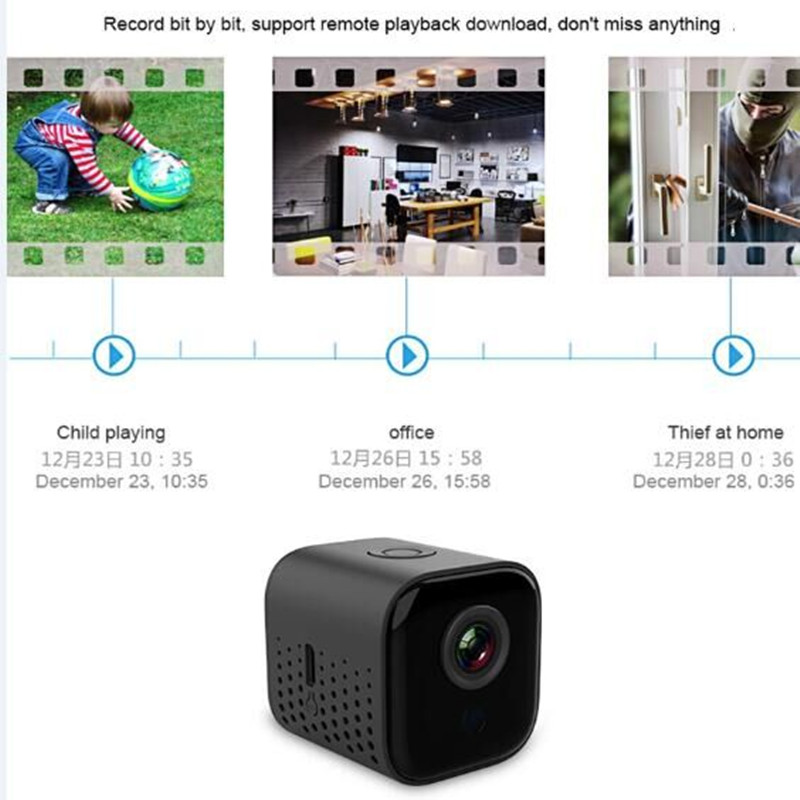 A11 Mini WiFi Wireless Monitoring Camera 1080p HD Remote Network Monitoring Home Night Vision IP Camera IPC1 2 Million Pixels