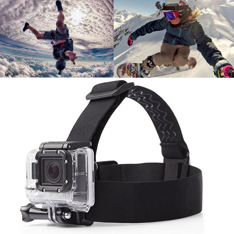 Action Camera Accessories Adjustable Head Strap Mount for DJI Osmo Action GoPro Hero 10/9/8/7/6/5  SJCAM AKASO Xiaoyi Yi 4k