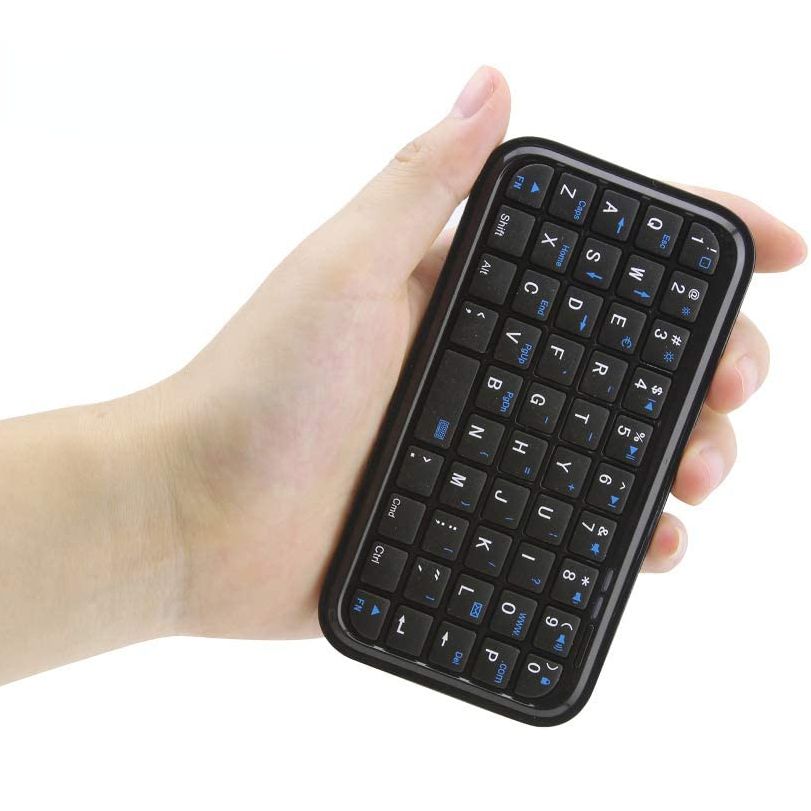Bluetooth 3.0 Keyboard Rechargeable Mini Slim Travel Size Wireless Keypad Small Portable 49 Keys Keyboard for Tablets Smartphone