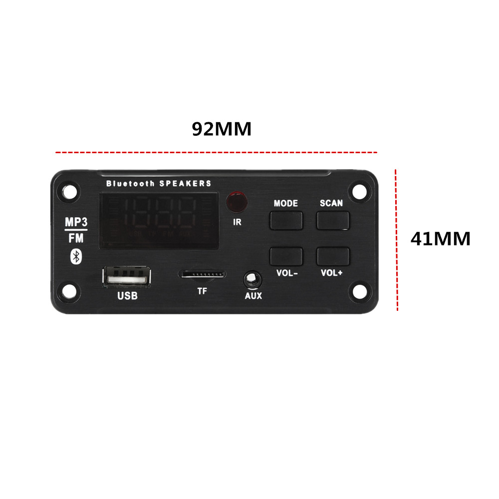 Placa amplifier cadora 50W Player Decoder Board 5V-18V Bluetooth-compatible 5.0 Car FM Radio Module TF USB AUX WMA Player Decode