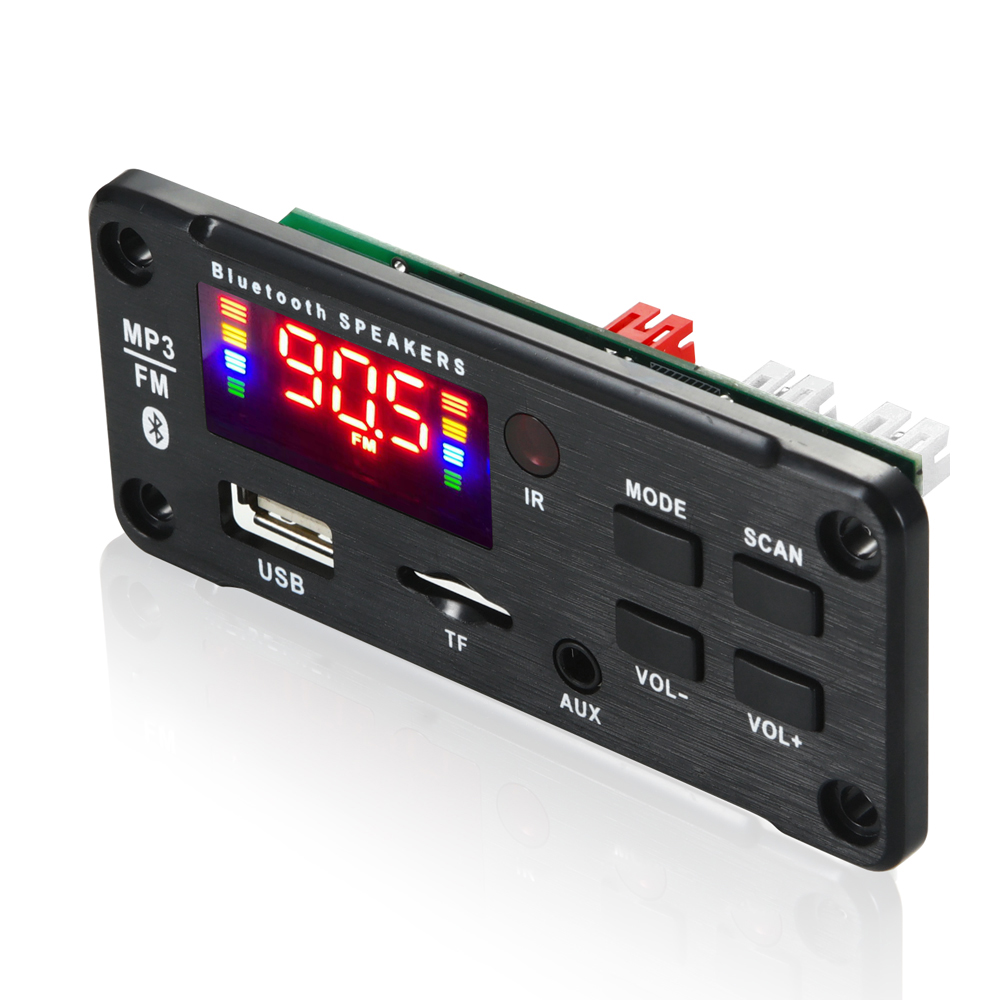 Placa amplifier cadora 50W Player Decoder Board 5V-18V Bluetooth-compatible 5.0 Car FM Radio Module TF USB AUX WMA Player Decode