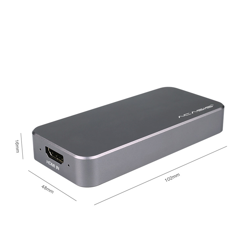 USB 3.0 HDMI-compatible Capture Card 4K 60Hz Video Capture Device Work with Live Streaming For PS4/NS/Xbox/Switch/OBS