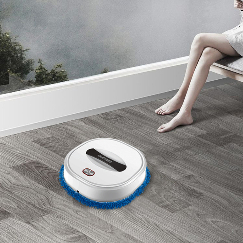 New Robot Vacuum Cleaner One-key Start Smart With Mop Cleaners Powerful Household Cleaning Broom Electric Wet And Dry For Home