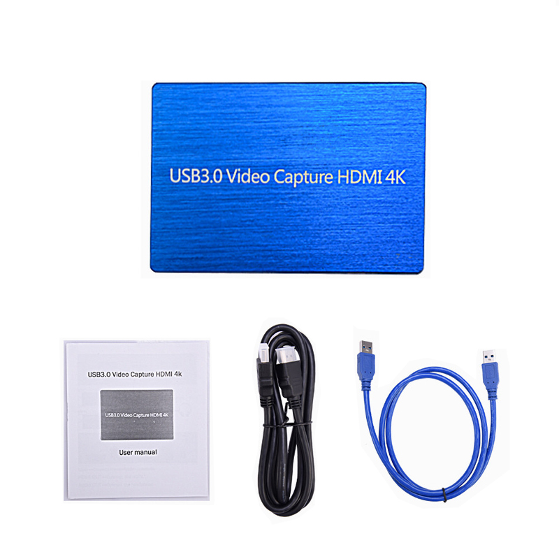4K@60Hz HD USB3.0 HDMI-compatible Video Capture 1080P HDMI to USB Video Capture Card Dongle For OBS Capturing Game Capture Card