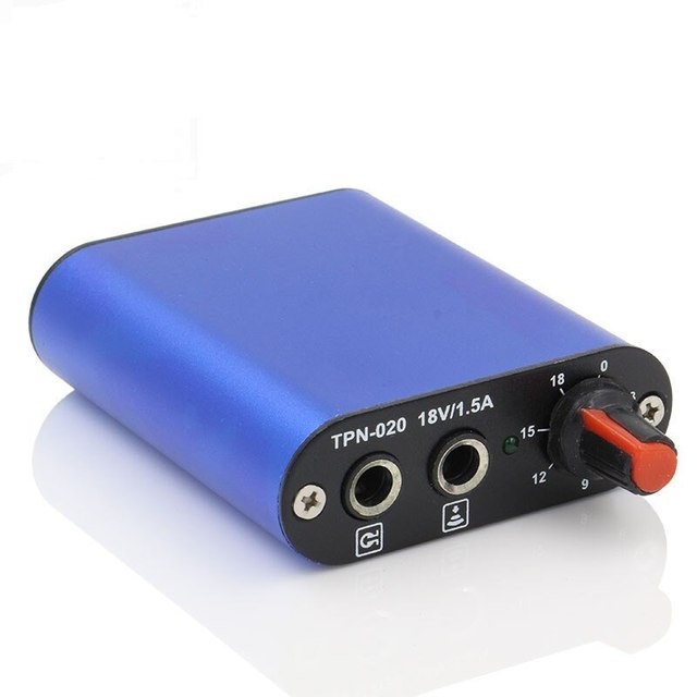 Mini Tattoo Power Supply 1pcs Professional Black/Red/Blue Power Supply For Tattoo Rotary Machine Gun Tattoo Tool