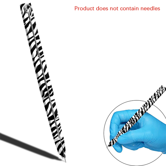 1pcs Tattoo Hand Pen Holder Poke Stick Pen Needle Holder Stick Grip Traditional DIY Manual Body Arts Tattoo Needles Accessories