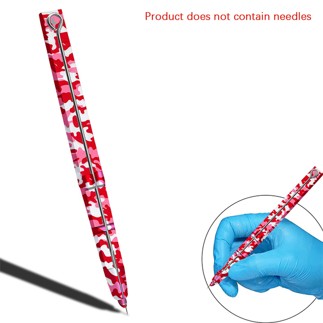 1pcs Tattoo Hand Pen Holder Poke Stick Pen Needle Holder Stick Grip Traditional DIY Manual Body Arts Tattoo Needles Accessories