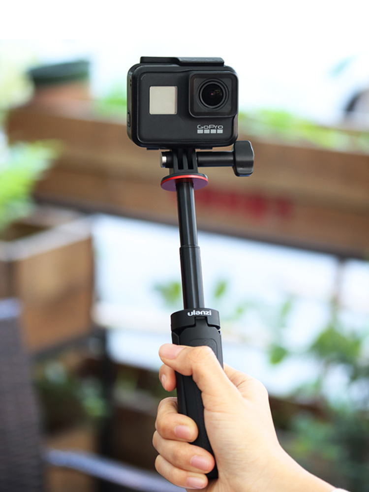 MT-09 Extend Gopro Vlog Tripod Mini Portable Tripod for Gopro Hero 10 9 8 7 6 5 Black Session Osmo Action insta360 Camera