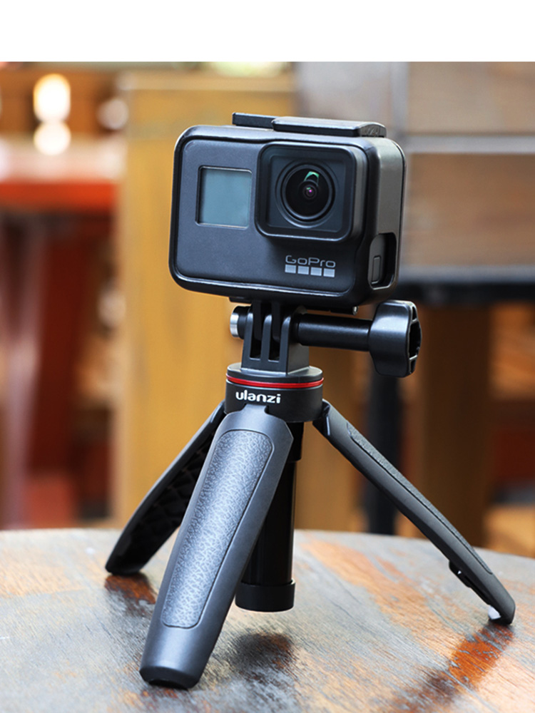 MT-09 Extend Gopro Vlog Tripod Mini Portable Tripod for Gopro Hero 10 9 8 7 6 5 Black Session Osmo Action insta360 Camera