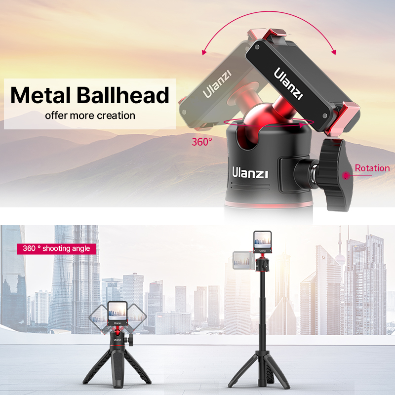 MT-50 Extendable Magnetic Tripod for OSMO Action 2 Quick Release Handle Monopod DJI OSMO Action 2 Accessories